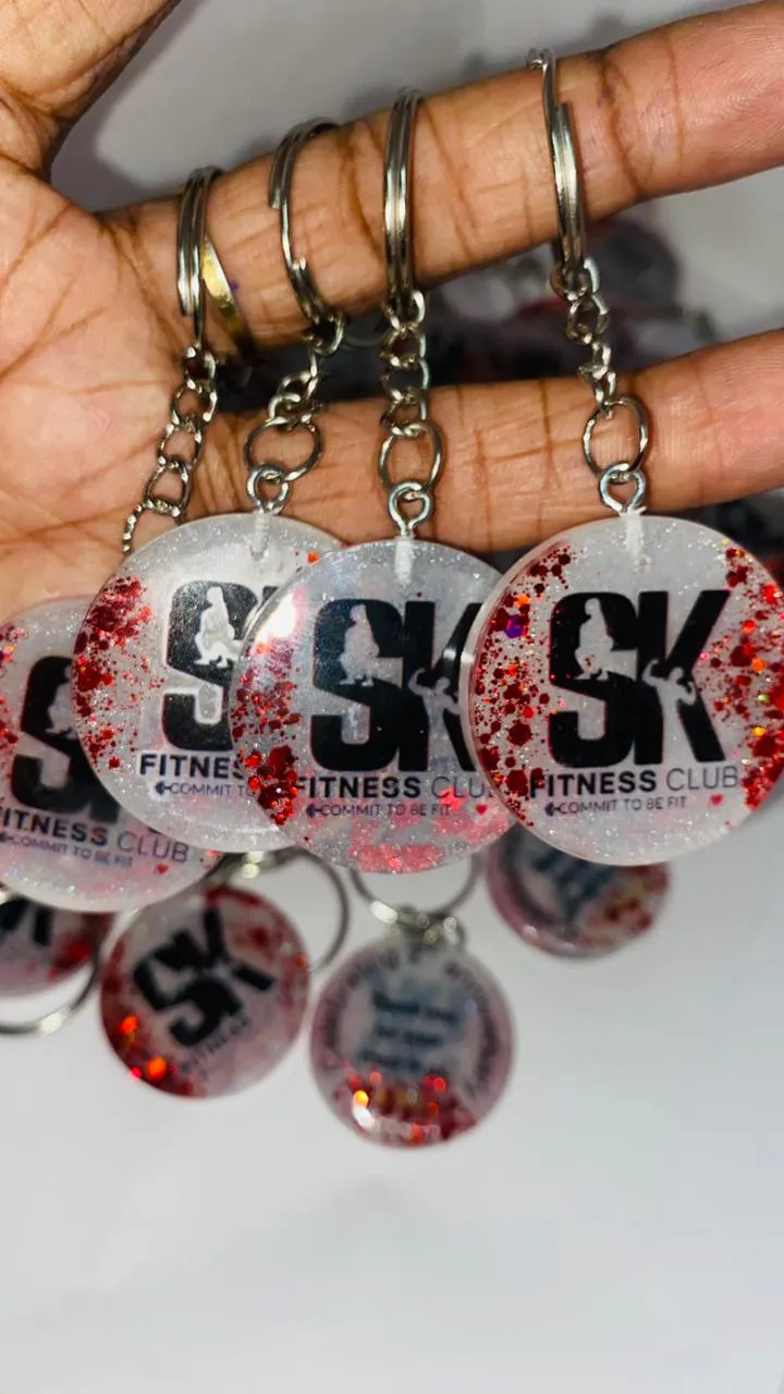 Resin Keytags (round shape)