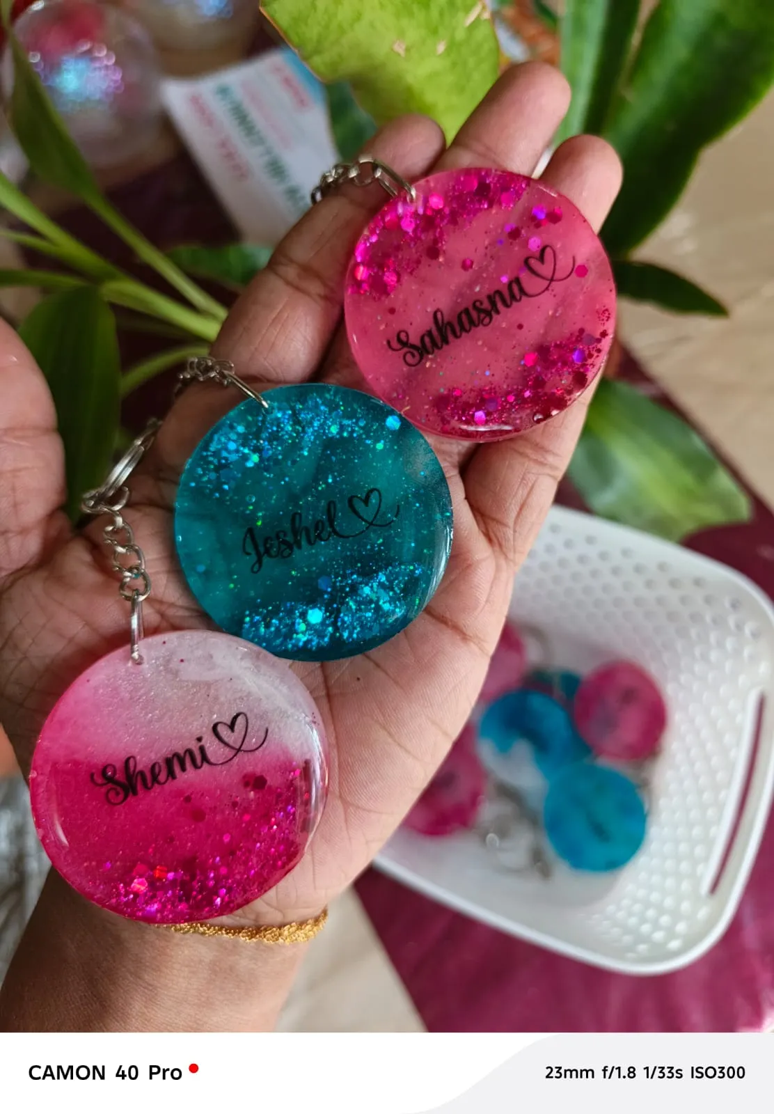 Resin Keytags (round shape)