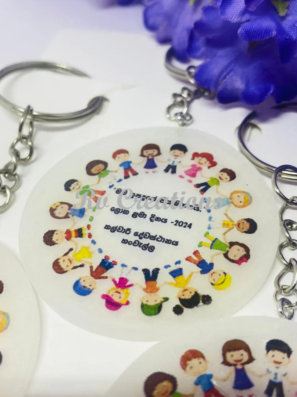 Resin Keytags (round shape)
