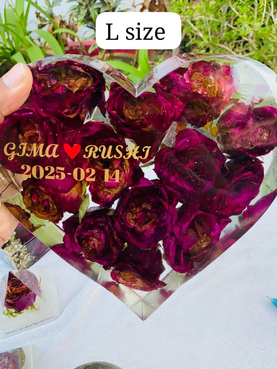 Full resin flower preservations