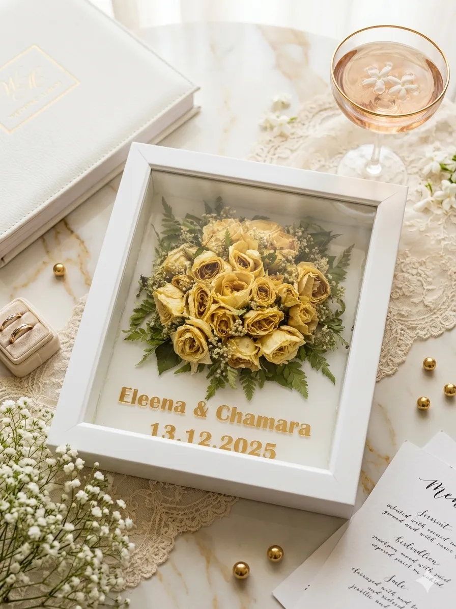 Flower preservation (box frame)